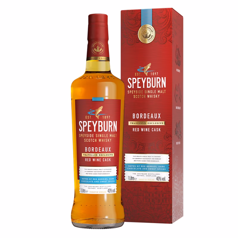 Speyburn Bordeaux Red Wine Cask Scotch Whisky 40% 1 l
