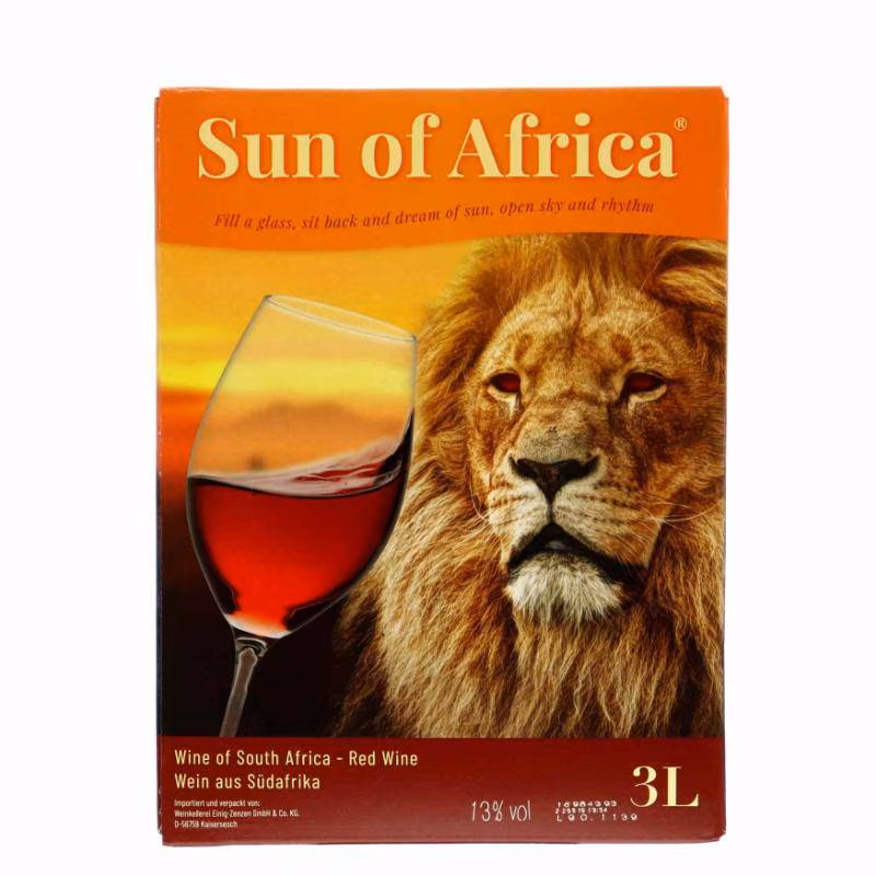 Sun of Africa Cape Red 13% 3 l BIB