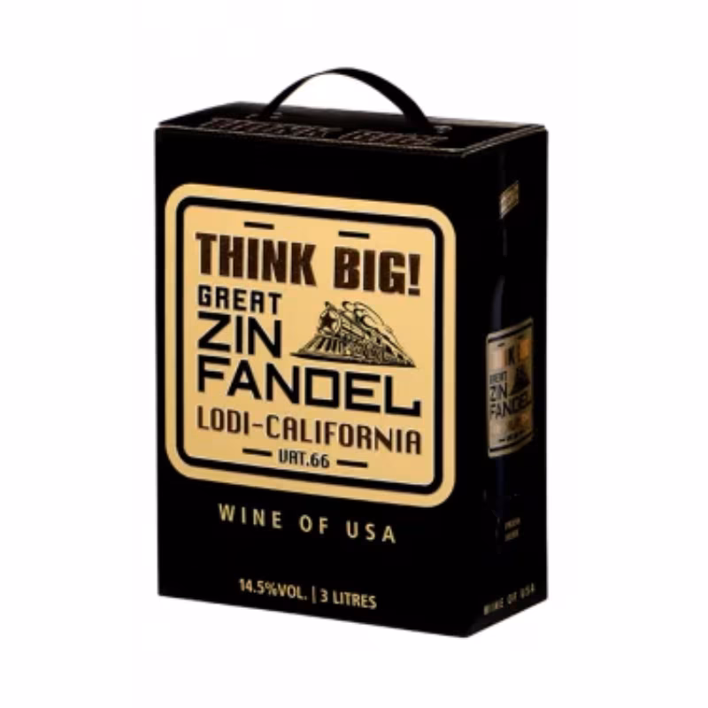 Think Big! Great Zinfandel Lodi-California 14.5% 3 l BIB