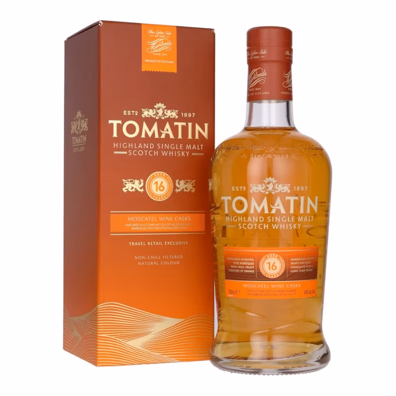 Tomatin Moscatel Wine Cask 16 YO Whisky 46% 0.7 l