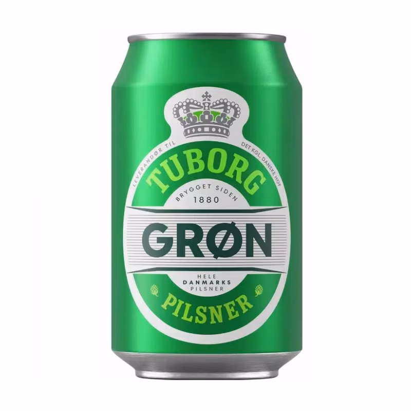 Tuborg Grøn Pilsner 4.6% 24×0.33 l