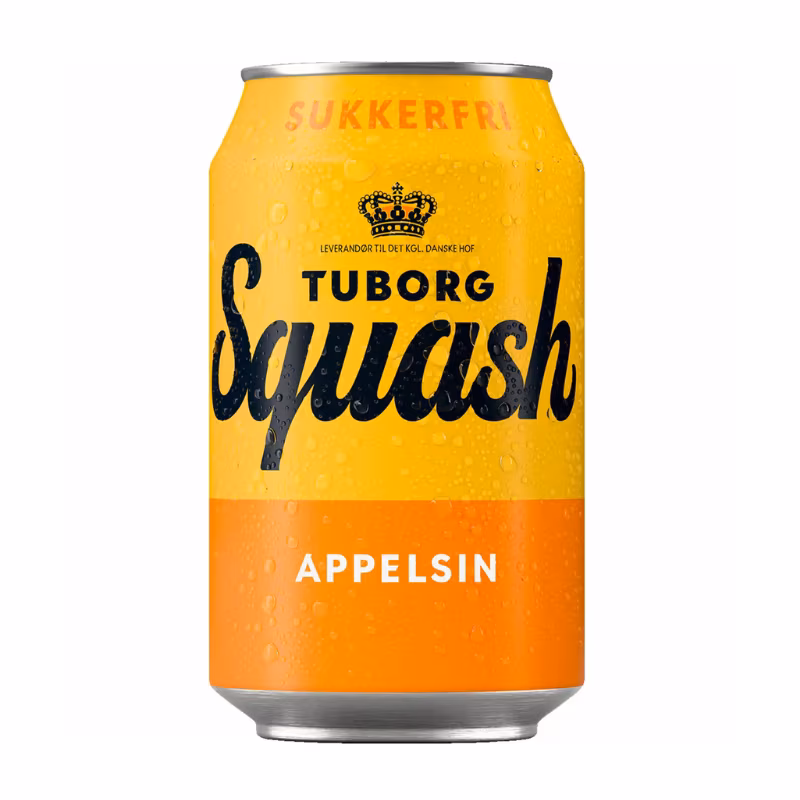 Tuborg Squash Orange Sugar Free 24×0.33 l