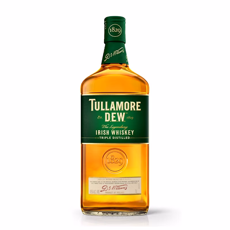 Tullamore Dew Irish Whiskey Triple Destilled 40% 1 l