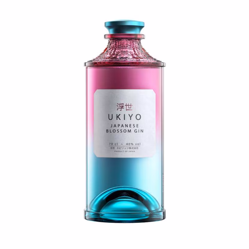 Ukiyo Japanese Blossom Gin 40 % 0.7 l