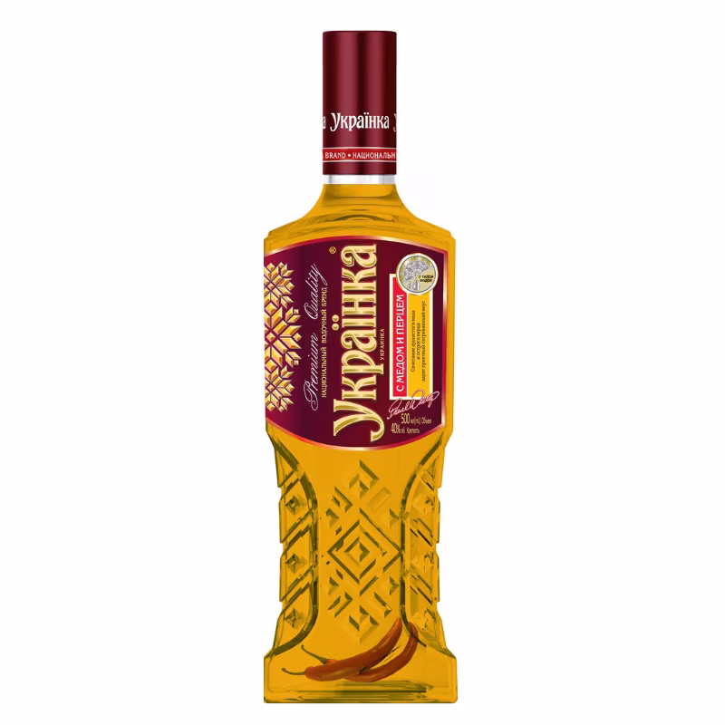 Ukrainka Honey and Pepper 40% 0.5 l