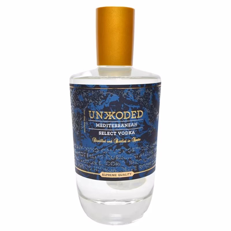 Unkkoded Select Vodka 40% 0.7 l