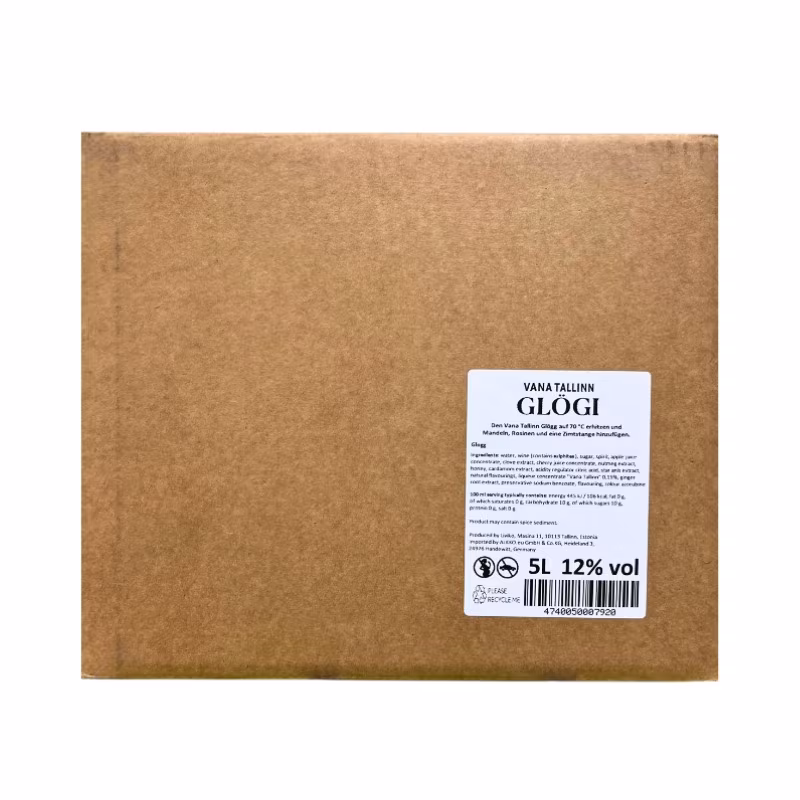 Vana Tallinn Glögi 12% 5 l BIB