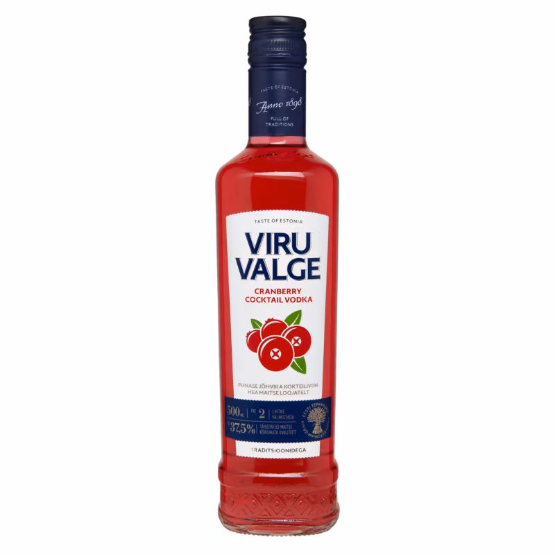 Viru Valge Vodka Cranberry 37.5% 0.5 l