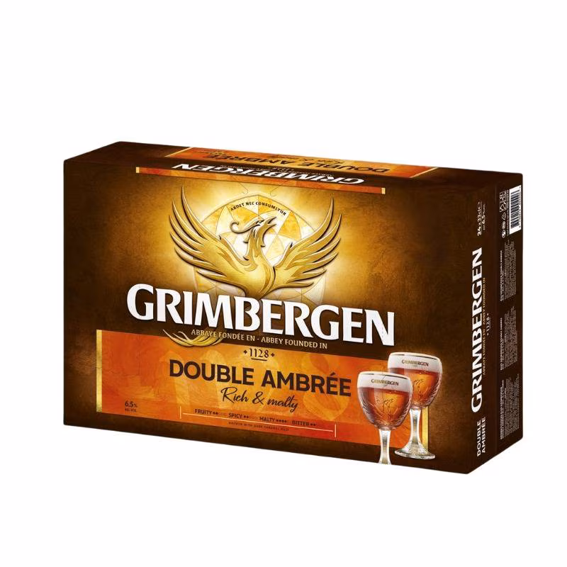 Grimbergen Double Ambree 6.5% 24×0.33 l CAN Best Before: 02.07.2026