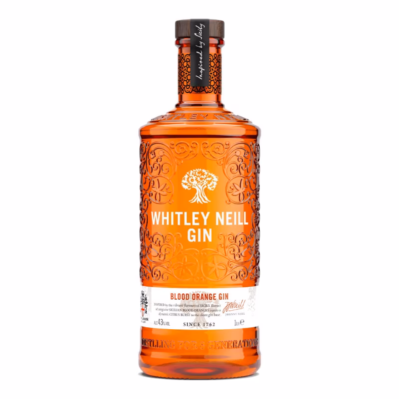 Whitley Neill Blood Orange Gin 43% 1 l