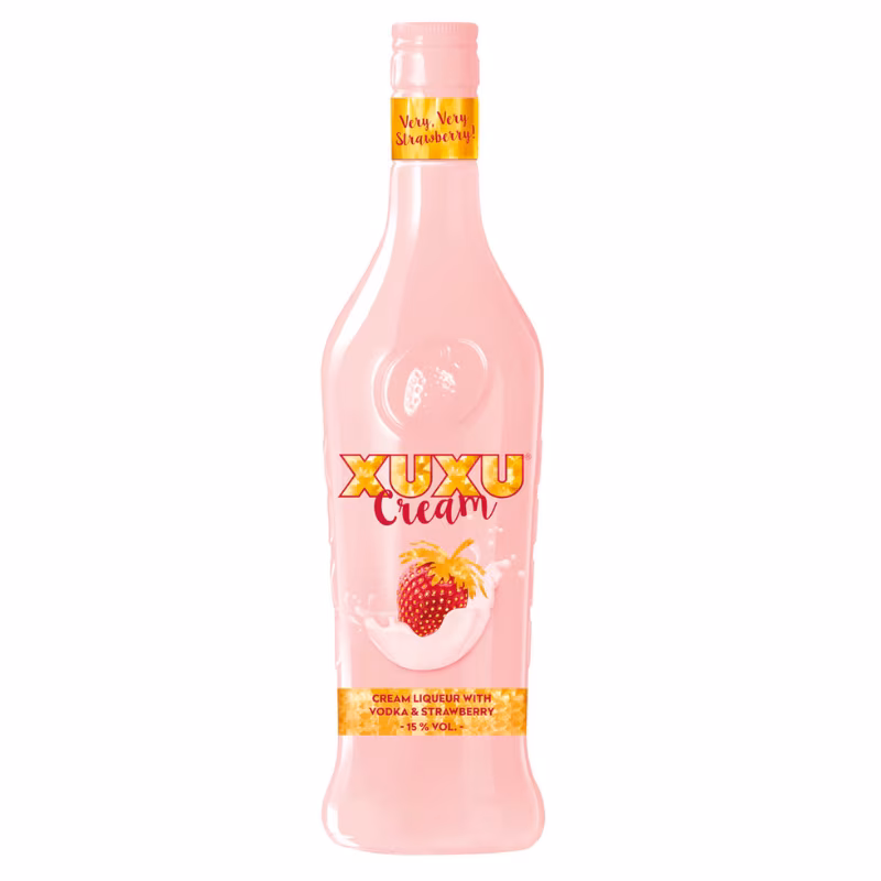 XUXU Cream Liqueur With Vodka & Strawberry 15% 0.7 l