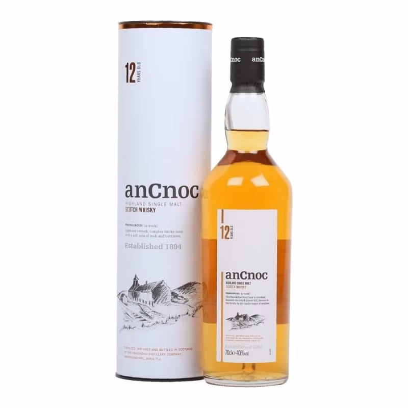 anCnoc 12 years Old Highland Single Malt Scotch Whisky 40% 0.7 l