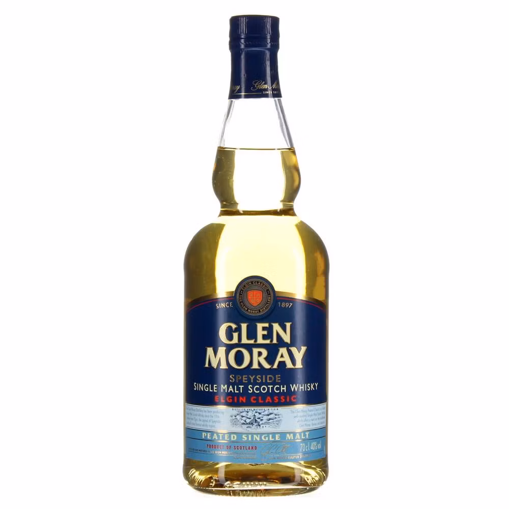 Glen Moray Peated Speyside Single Malt Scotch Whisky 40% 0.7 l