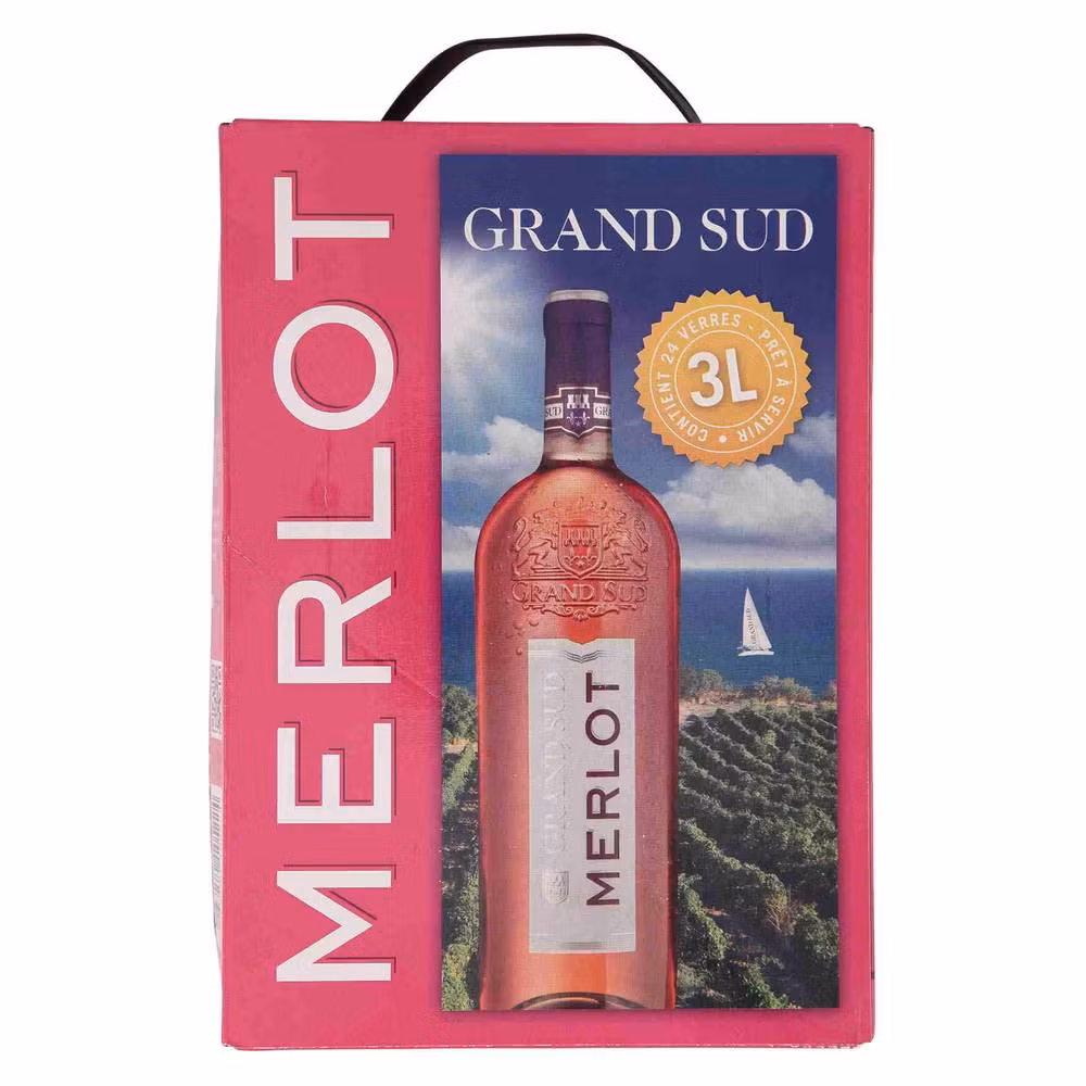 Grand Sud Merlot Rosé 12.5% 3 l BIB