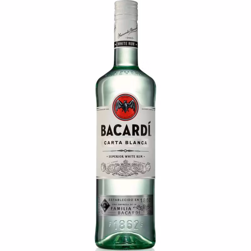Bacardi Carta Blanca Superior White Rum 37.5% 1 l