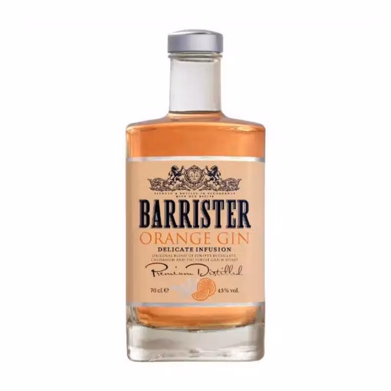 Barrister Gin Orange 43% 0.7 l