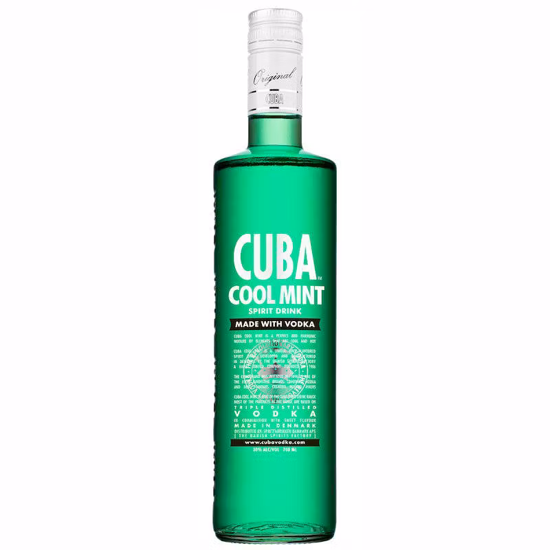 Cuba Cool Mint Spirit Drink Made With Vodka 30% 0.7 l