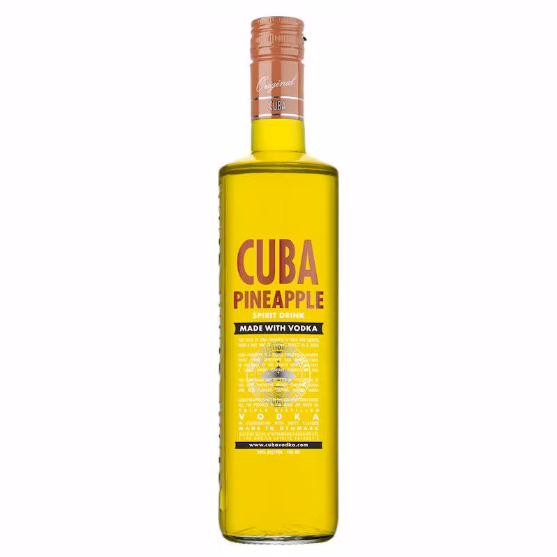 Cuba Pineapple Spirit Drink Made With Vodka 30% 0.7 l