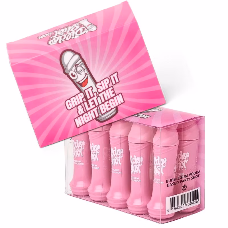 Dildo Shot Bubblegum Vodka Drink 10% 10×0.02 l