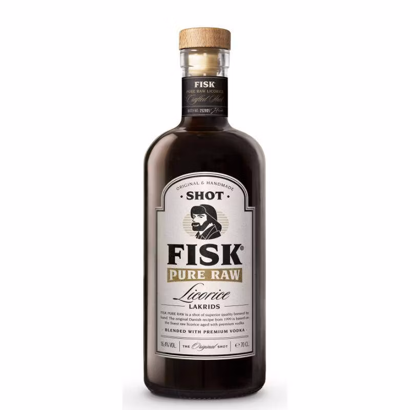 Fisk Pure Raw Licorice Lakrids 16.4% 0.7 l