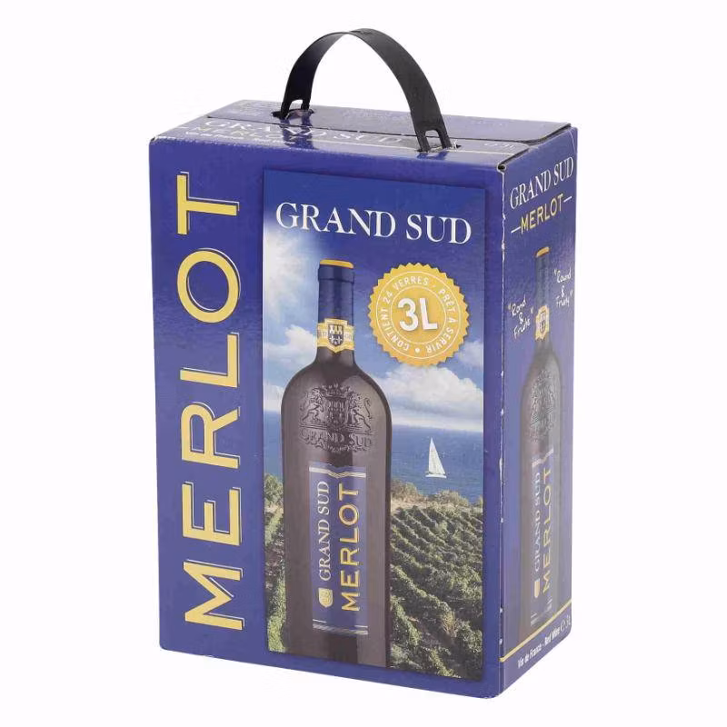 Grand Sud Merlot Red Wine 13% 3 l BIB