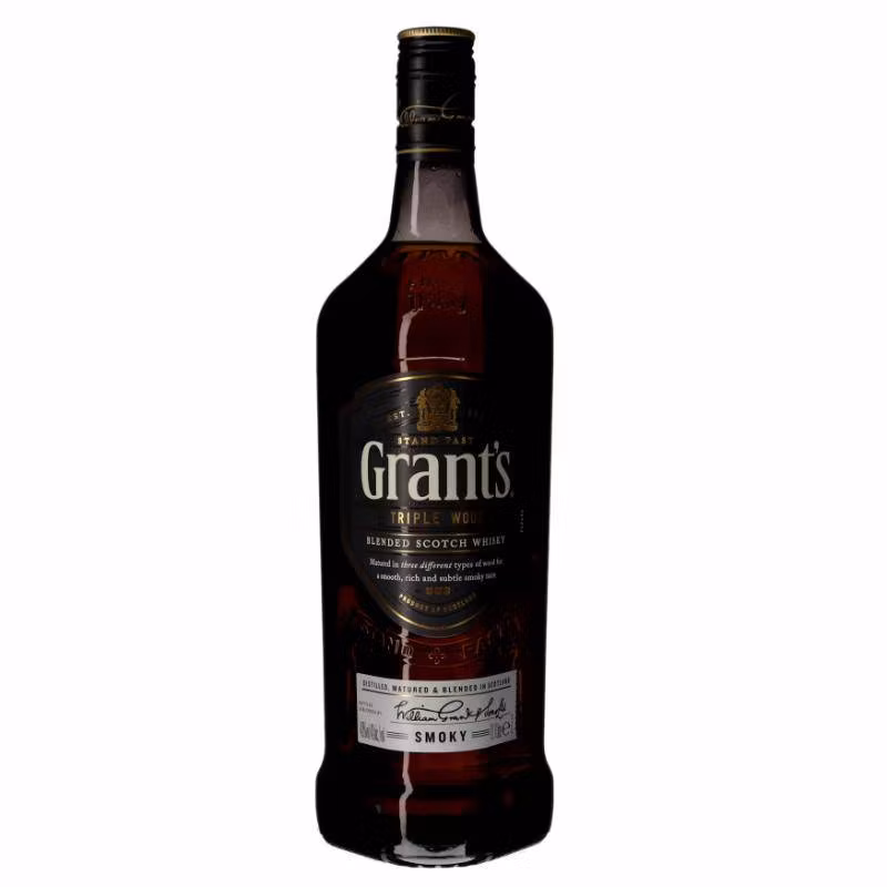 Grants Triple Wood Smoky Blended Scotch Whisky 40% 1 l