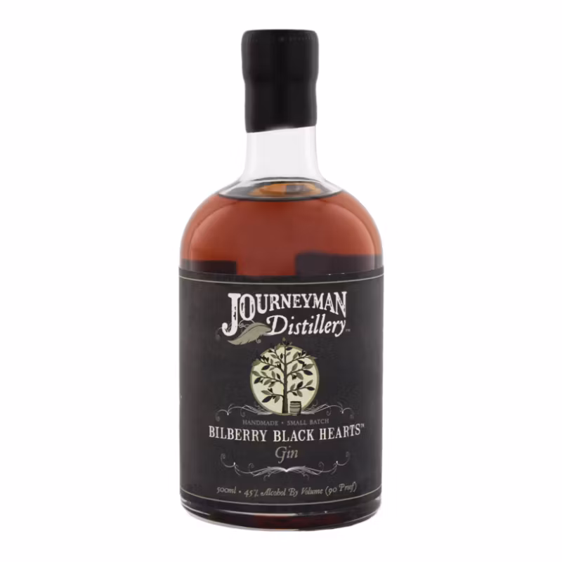 Journeyman Bilberry Black Hearts Aged Gin 45% 0.5 l