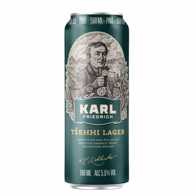 Karl Friedrich Tšehhi Lager 5% 24×0.568 l