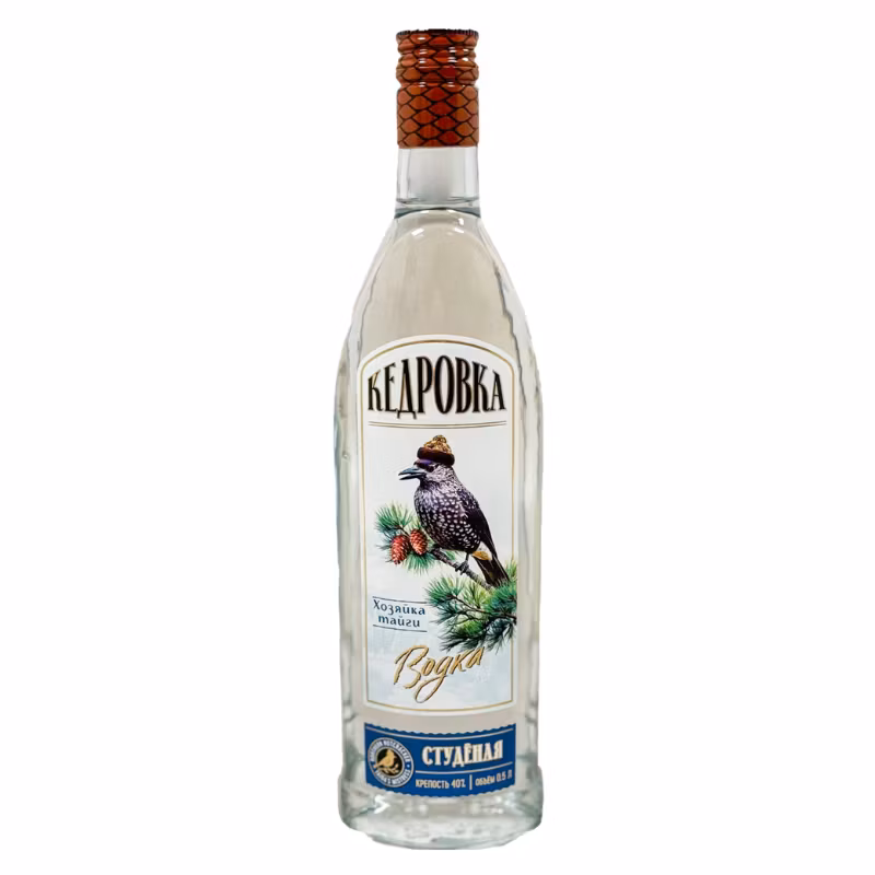 Kedrovka Studenaya Vodka 40% 0.5 l