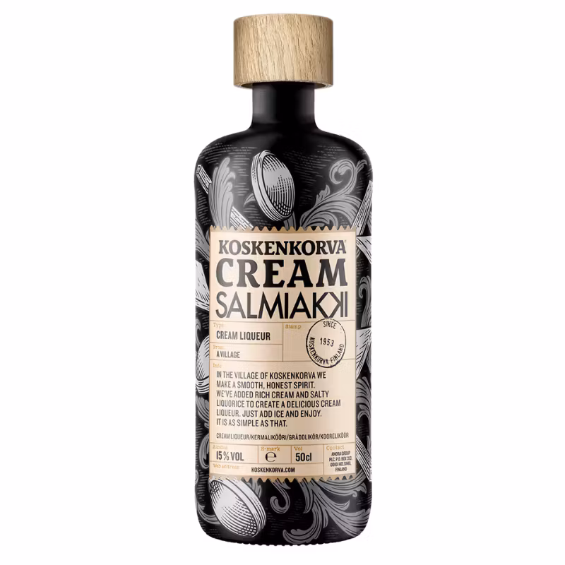 Koskenkorva Salmiakki Cream Liqueur 15% 0.5 l