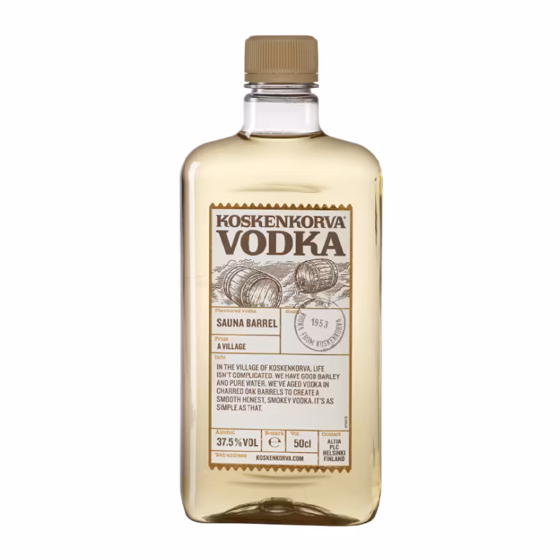 Koskenkorva Vodka Sauna Barrel 37.5% 0.5 l PET