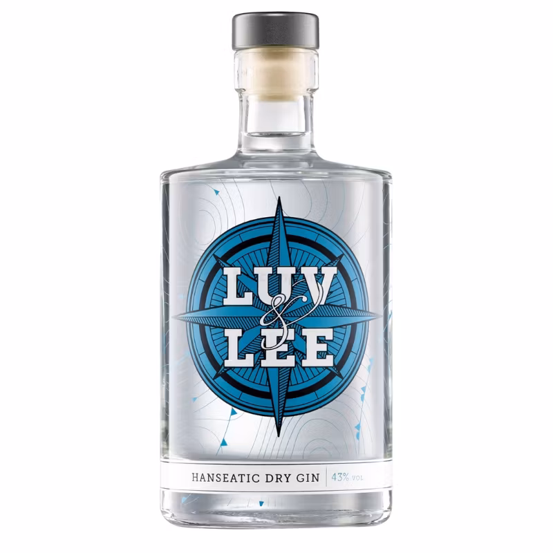 Luv & Lee Hanseatic Dry Gin 43% 0.5 l