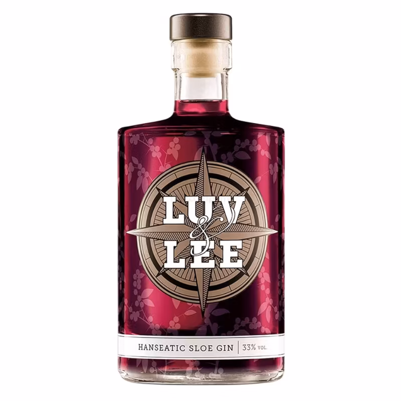 Luv & Lee Hanseatic Sloe Gin 33% 0.5 l