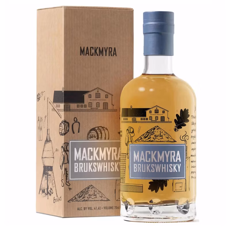 Mackmyra Brukswhisky 41.4% 0.7 l