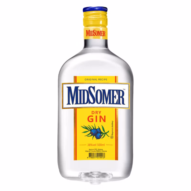 Midsomer Dry Gin 38% 0.5 l PET