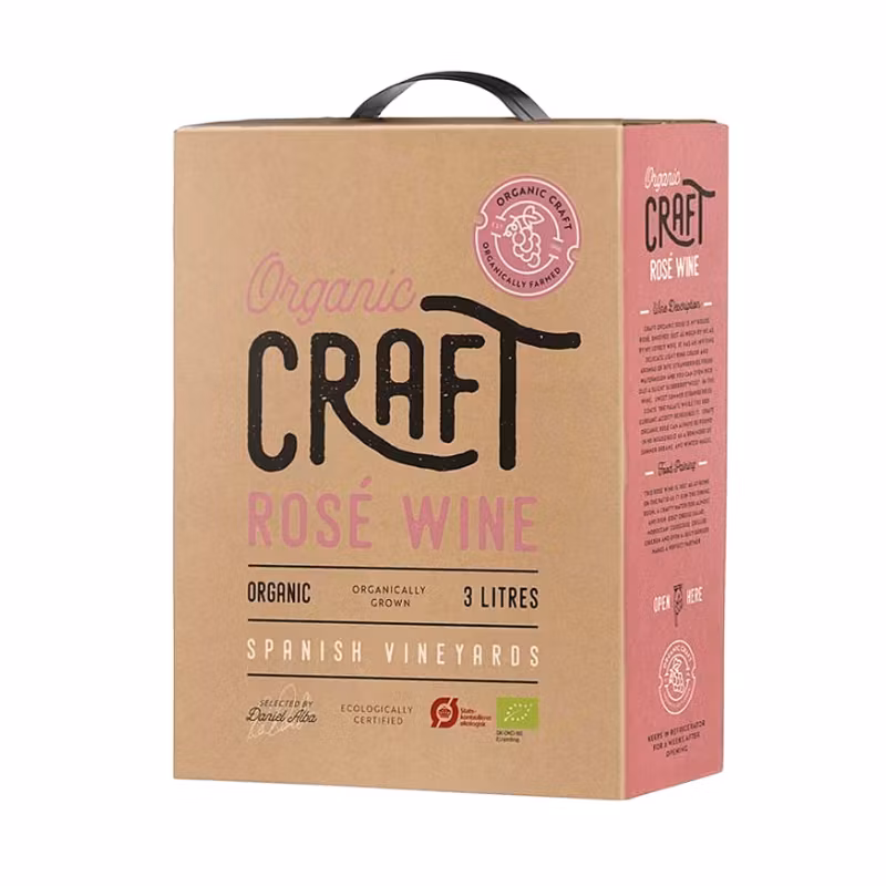 Organic Craft Rose 13% 3 l BIB