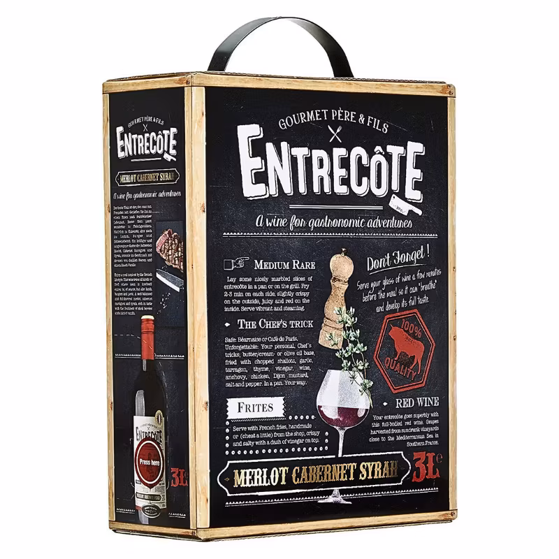 Pére & Fils Entrecôte Merlot Cabernet Syrah 13% 3 l BIB