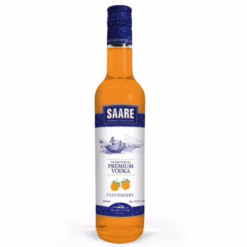 Saare Vodka Cloudberry 37.5% 0.5 l