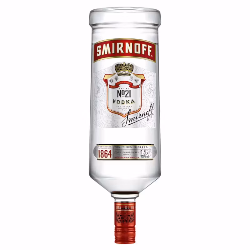Smirnoff Vodka 37.5% 1.5 l