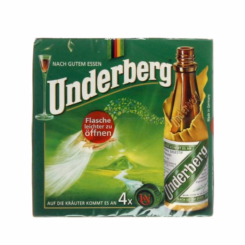 Underberg 44% 4×0.02 l MINI