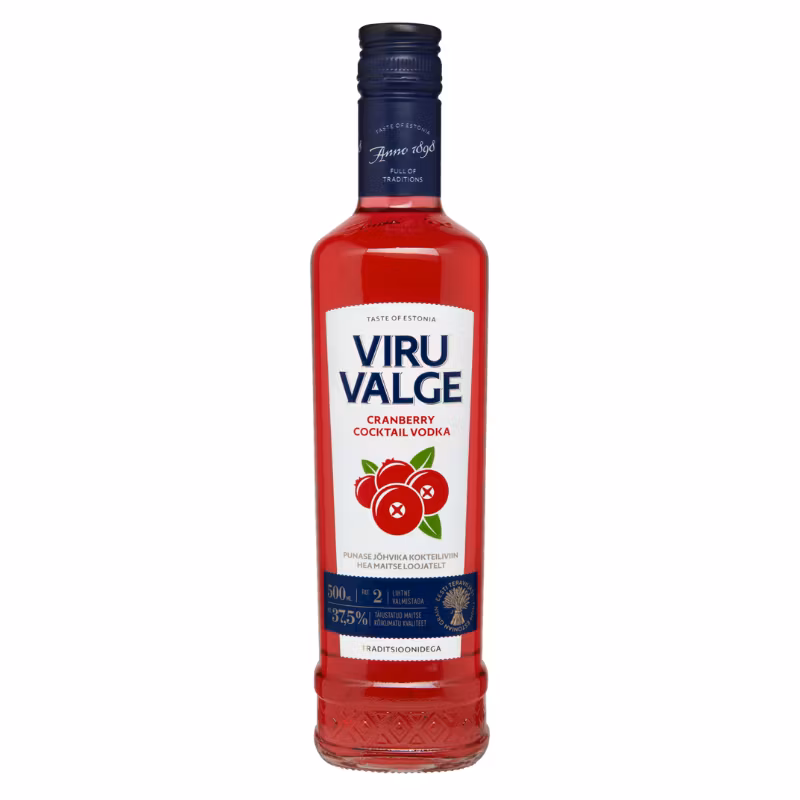 Viru Valge Vodka Cranberry 37.5% 0.5 l