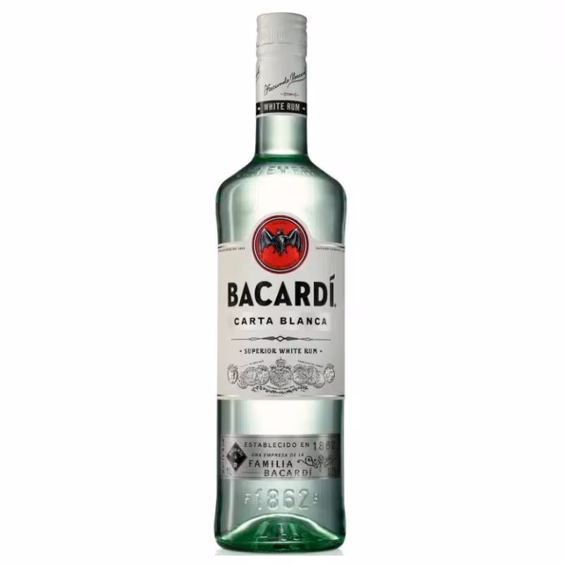 Bacardi Carta Blanca Superior White Rum 37.5% 1 l