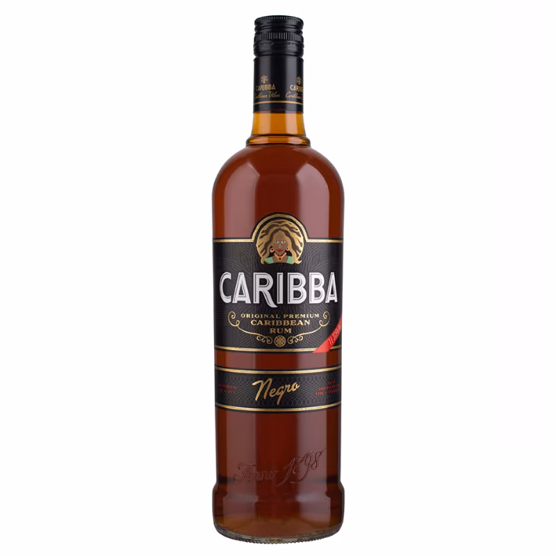 Caribba Negro Rum 37.5% 1 l