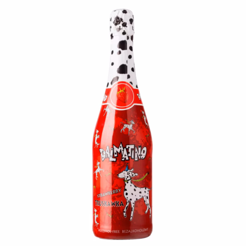 Dalmatino Strawberry Party Drink Alcohol Free 0.75 l