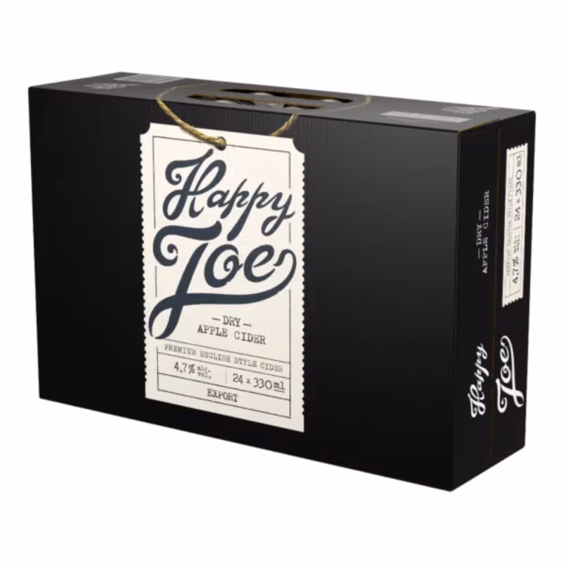 Happy Joe Dry Apple Cider 4.7% 24×0.33 l