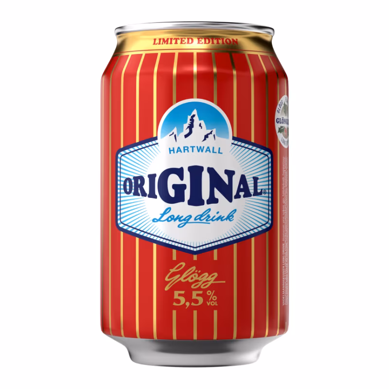 Hartwall GLÖGG Original Long Drink 5.5% 24×0.33 l