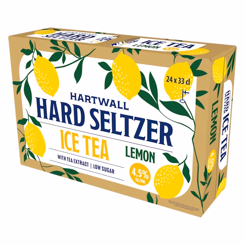 Hartwall Hard Seltzer Ice Tea Lemon 4.5% 24×0.33 l