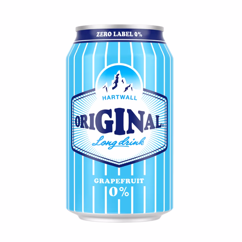Hartwall Original Long Drink ZERO LABEL 24×0.33 l Best Before: 16.08.2026
