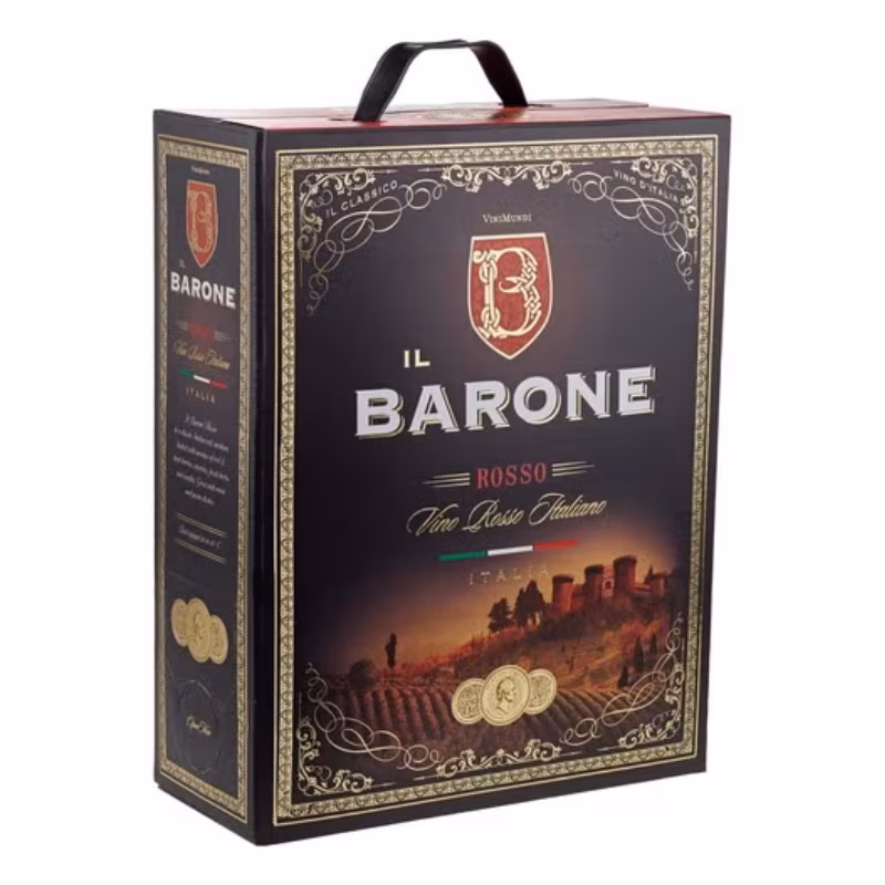 Il Barone Vino Rosso Italiano 12.5% 3 l BIB