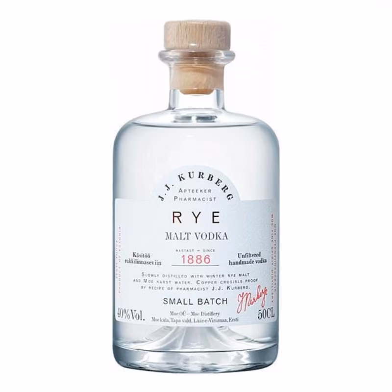 J.J. Kurberg Rukis Rye Malt Vodka 40% 0.5 l
